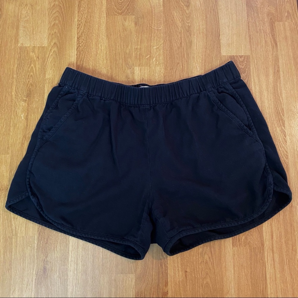 Madewell Black Pull-On Shorts